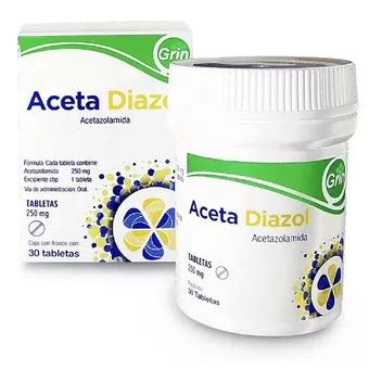 Aceta Diazol 30 Tabletas 250mg Meses Sin Intereses