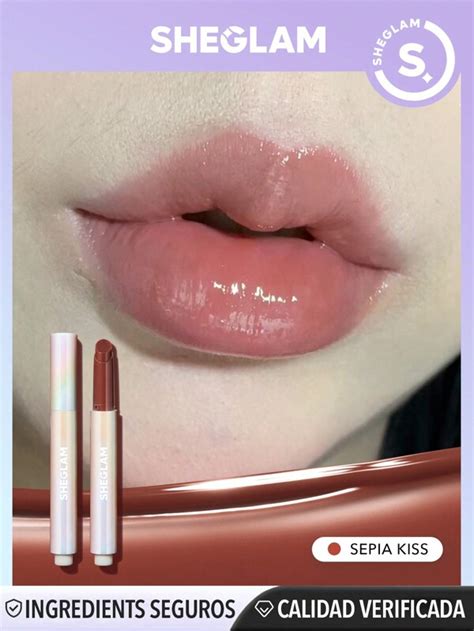 SHEGLAM Pout Perfect Shine Lip Plumper Sepia Kiss Mode De Mujer