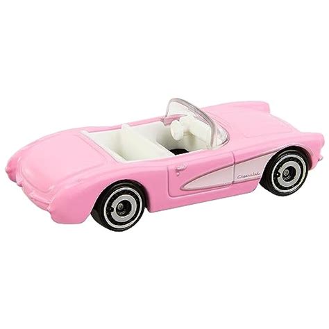Mattel Hot Wheels Barbie The Movie Barbie Corvette Car Collectors Item With Movie Themed