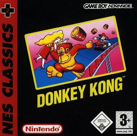 Classic NES Series Donkey Kong Boxarts For Nintendo GameBoy Advance