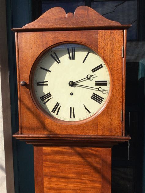 Buy Australian Cedar Longcase Clock From Bellarine Antiques