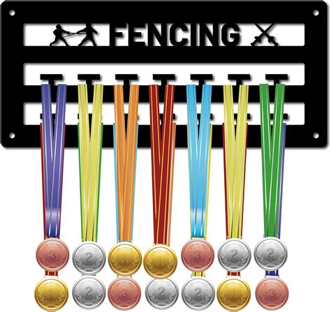 Amazon CREATCABIN Acrylic Medal Holder Fencing Medal Hanger