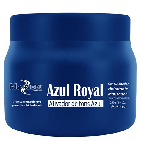 Matizador Condicionador Hidratante Azul Royal Mairibel 250g Maribel