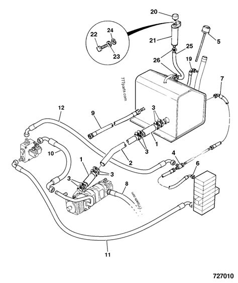 Main Hydraulic Circuit Construction Jcb 550 140 Loadall 550 140 Tier 3 Engine 9812 7450