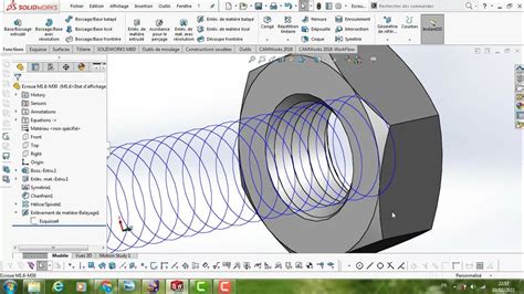 Tutoriel Création Dun Ensembles Des écrous Hexagonal Normalisé Dans D