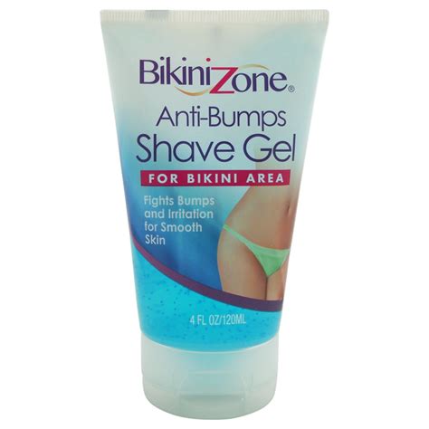 Anti Bumps Shave Gel By Bikini Zone For Women 4 Oz Gel