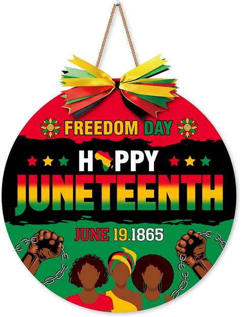 Amazon Xiddxu Retro Metal Tin Sign X Inches Juneteenth