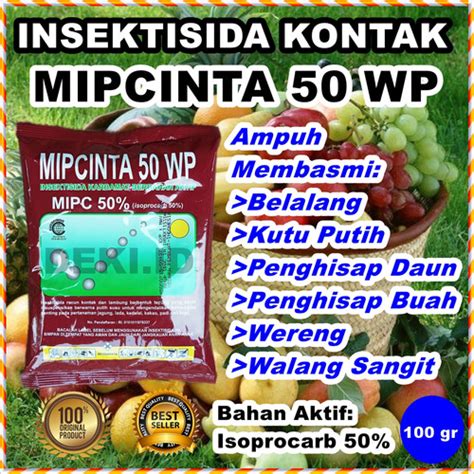 Jual Mipcinta Wp Insektisida Kontak Isoprocarb Gr Obat Hama