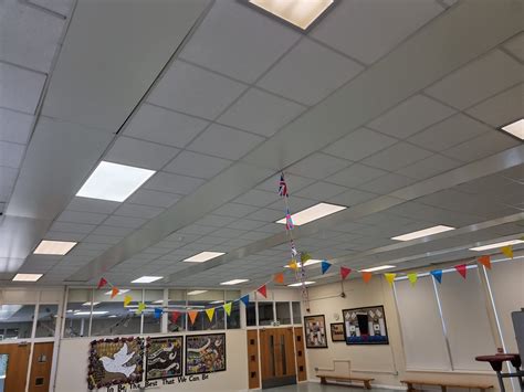 Blackburn High School Science Block P M Ceilings