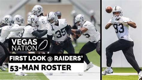 First Look At Raiders Initial Man Roster Youtube