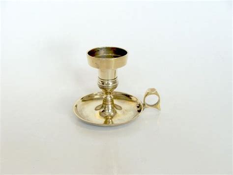 Brass Candle Holder With Finger Grip Handle Home By Browneyeddaisy 10