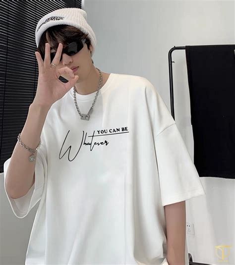 Các kiểu áo thun form rộng nam mới đẹp hot trend hè 2024