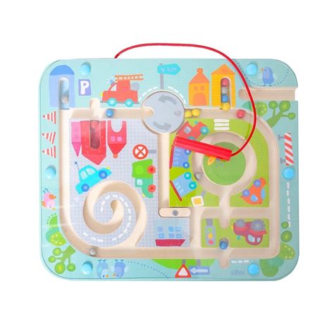 Jeu Magn Tique Ville Labyrinthe Hoptoys