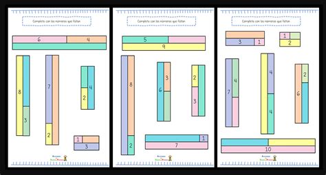 Regletas De Cuisenaire Ejercicio Para Infantil