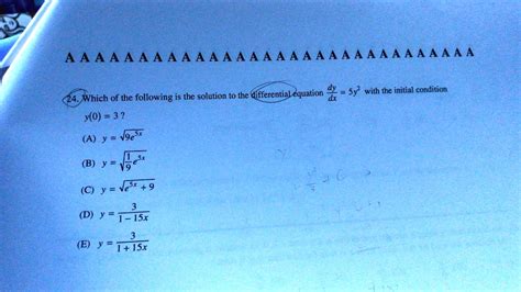 Solved A A Aaaa Aaa Aaaaaa Aaaaaaaaaaaaaaa A 24 Which Of The Following Is The Solution To The