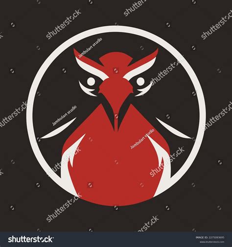 Minimalist Eagle Logo Vector Illustration Stock Vector (Royalty Free ...