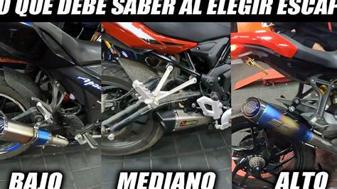 ᐈ Cómo Escoger El Escape Perfecto Para Tu Moto ⭐️ Talleresfixauto