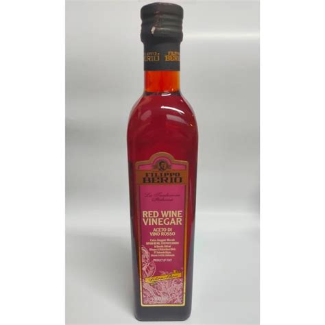 Jual Filippo Berio Red Wht Wine Vinegar 500ml Shopee Indonesia