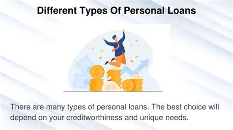 Ppt Different Types Of Personal Loans Powerpoint Presentation Free