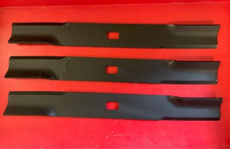 Set Of 3 60 Blades For All Buhler Farm King 5 Grooming Finishing Mowers 966719 Ebay