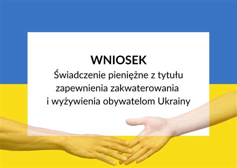 Świadczenie pieniężne z tytułu zapewnienia zakwaterowania i wyżywienia