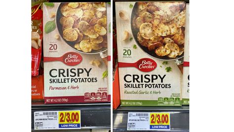 Betty Crocker Crispy Skillet Potatoes Only 100 Each At Kroger With Kroger Digital Coupon When