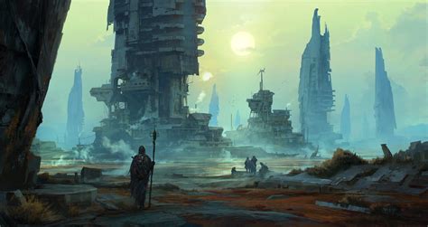 Ruined Sci Fi City