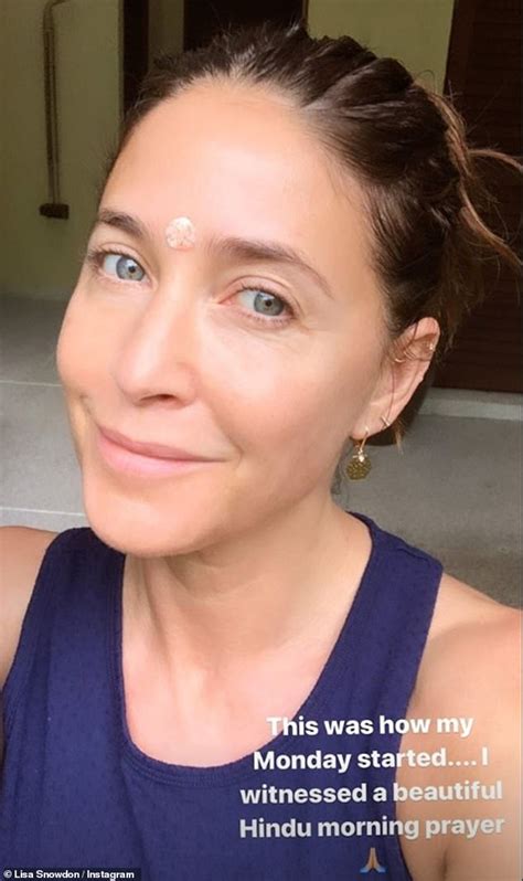 Lisa Snowdon Parades Her Jaw Dropping Physique In A Striped Bikini On A Wellness Break In