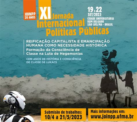 Vem A A Xi Jornada Internacional De Pol Ticas P Blicas Ed Wilson Ara Jo