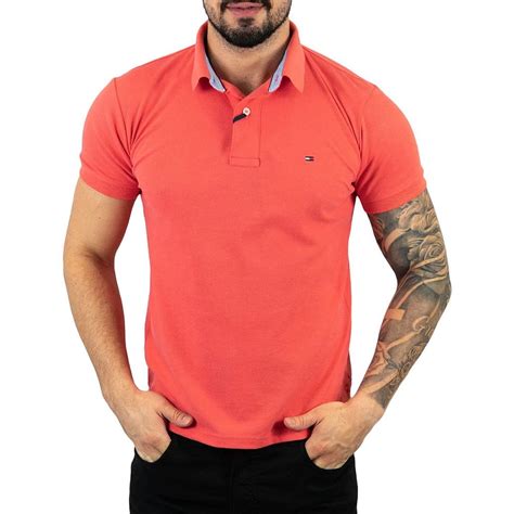 Camisa Polo Tommy Hilfiger Coral Calçados Roupas E Bolsas‎ Outlet360