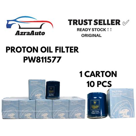 Proton Oil Filter Pw Carton Sesuai Untuk Proton Saga Blm Flx