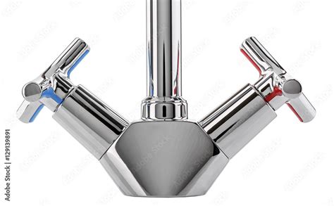Mixer Cold Hot Water Modern Faucet Bathroom Kitchen Tap I Foto De Stock Adobe Stock