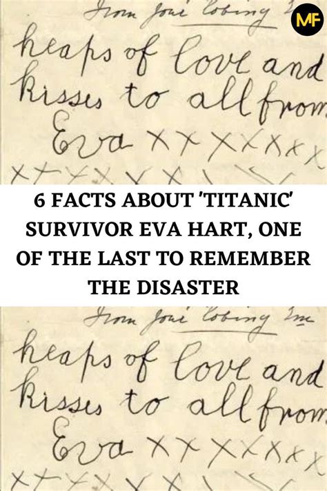 6 Facts About 'Titanic' Survivor Eva Hart, the Last to Remember the ...