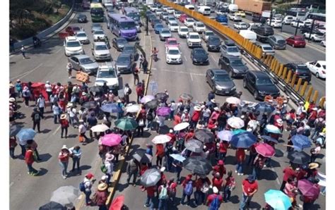 Bloquea CNTE El Circuito Interior Y Varios Puntos En CDMX