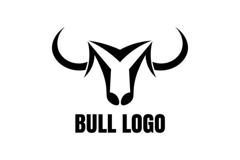 Black and White Logo - Bull Graphic by RANartLabs · Creative Fabrica