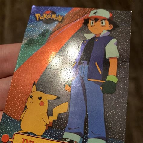 Mavin Ash Ketchum Topps Pokemon Card Tv Black Logo Tv Animation