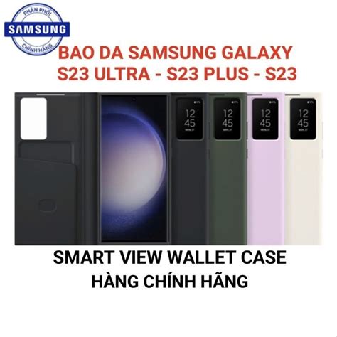 Bao Da Smart View Wallet Case S Ultra H Ng Ch Nh H Ng Samsung Vi T