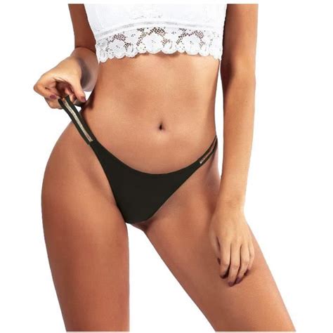 Femmes Mode Sexy Soild Mi Taille G String Culotte Mémoires Sous Vêtements Bikini n3539Femmes