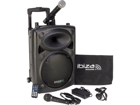 Ibiza Sound Port Vhf Bt Altavoz Port Til Con Bater A Mas Que Sonido