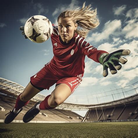 Premium AI Image | Elevating Soccer Skills Closeup of a Female Player ...