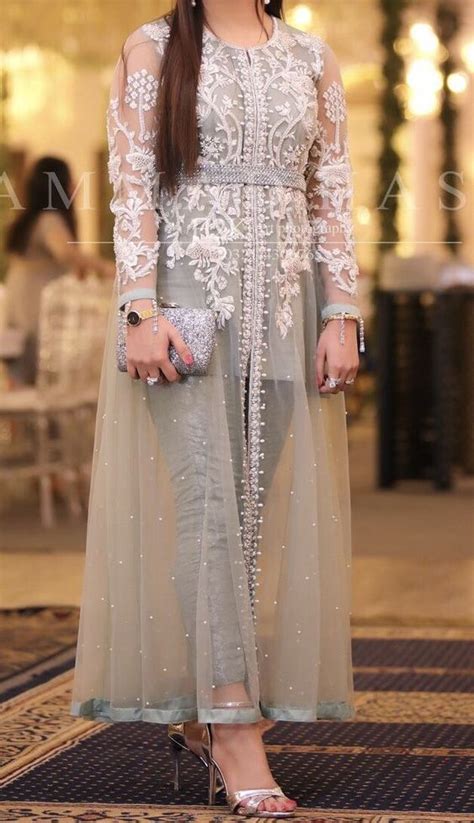 Long Net Shrug Design Kurti With Long Shrug Design ️👗🌈 Long Net Jacket Design Kurti