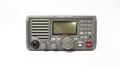 Icom Ic M Vhf Submersible Fixed Mount Marine Radio Transceiver