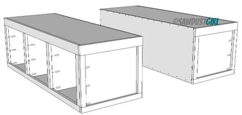 Woodwork Platform Storage Bed Plans With Drawers PDF Plans