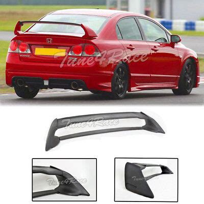 For Honda Civic Sedan Fd Fa Mugen Rr Rear Trunk Wing Spoiler