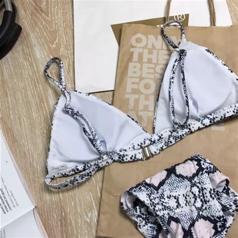 Swim Snake Print 2 Piece Bikini Poshmark