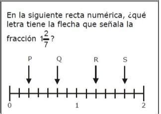 en la siguiente recta numérica que letra tiene la flecha que señala la