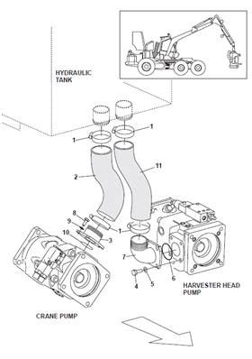 Pompe De Transmission Conduites Hydrauliques