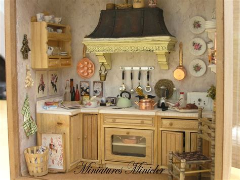 Miniature Kitchen Dollhouse Kitchen Dolls House Interiors