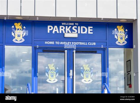 Entrance At Parkside Football Stadium Home Of Aveley Football Club