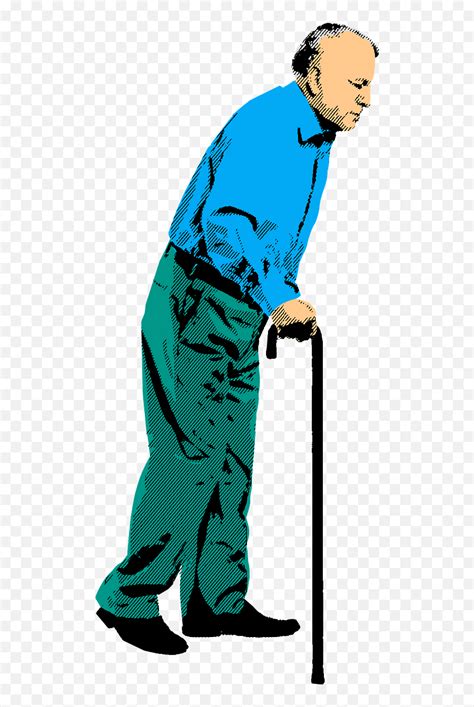 Old Man With A Cane Clipart Free Download Transparent Png Gammel Mand